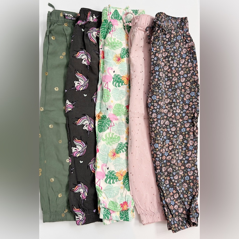 H&M Kids Viscose Jogger Pants Bundle - Lot of 5 - Size 6